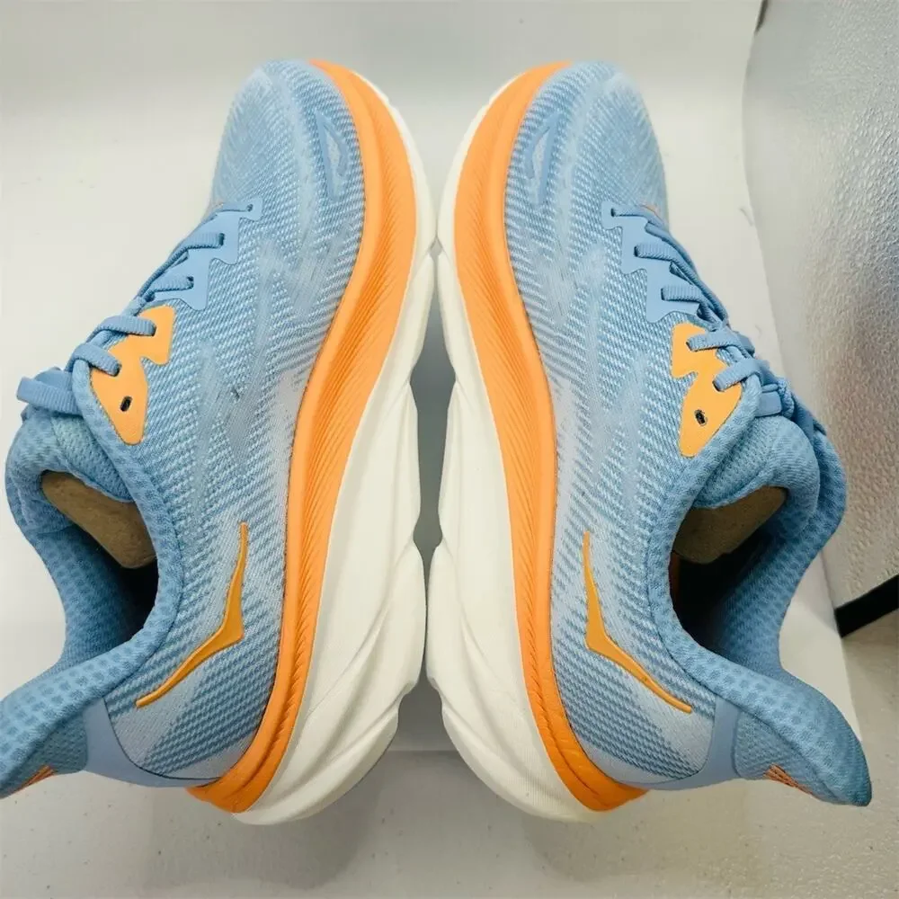 HOKA Clifton 9 Women's Running Shoes Airy Blue/Ice Water Size 8.5B w/ Box